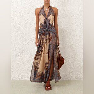 NWOT ！Zimmermann Ascension printed cotton maxi dress